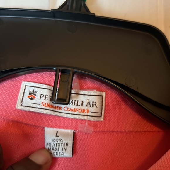 peter millar summer comfort polo shirt Men’s Large ROCC Club made in Korea - Picture 3 of 8